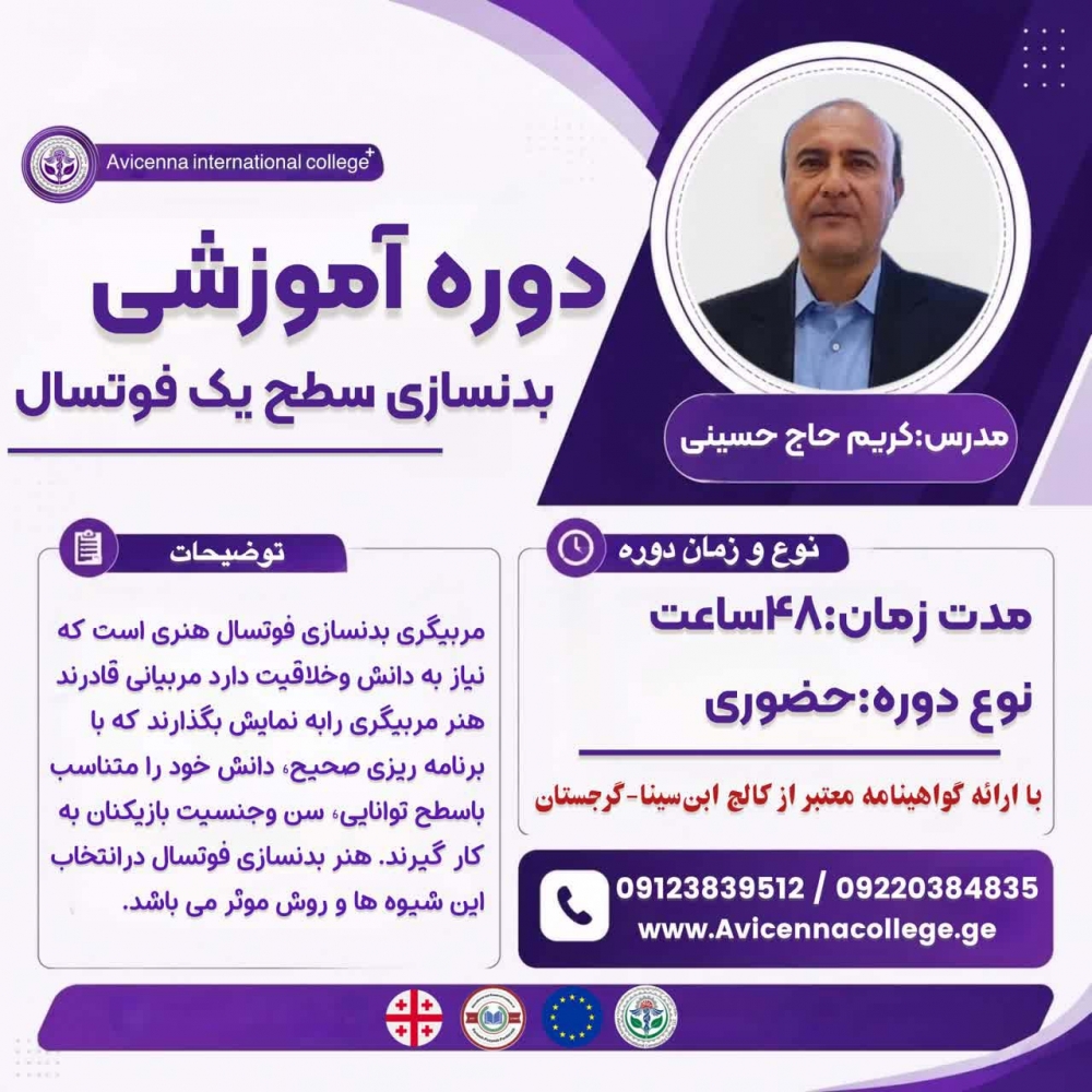 بدنسازی سطح یک فوتسال