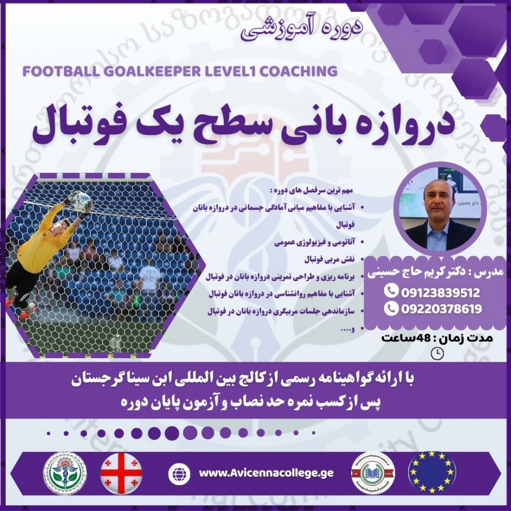 دروازه بانی سطح یک فوتبال 